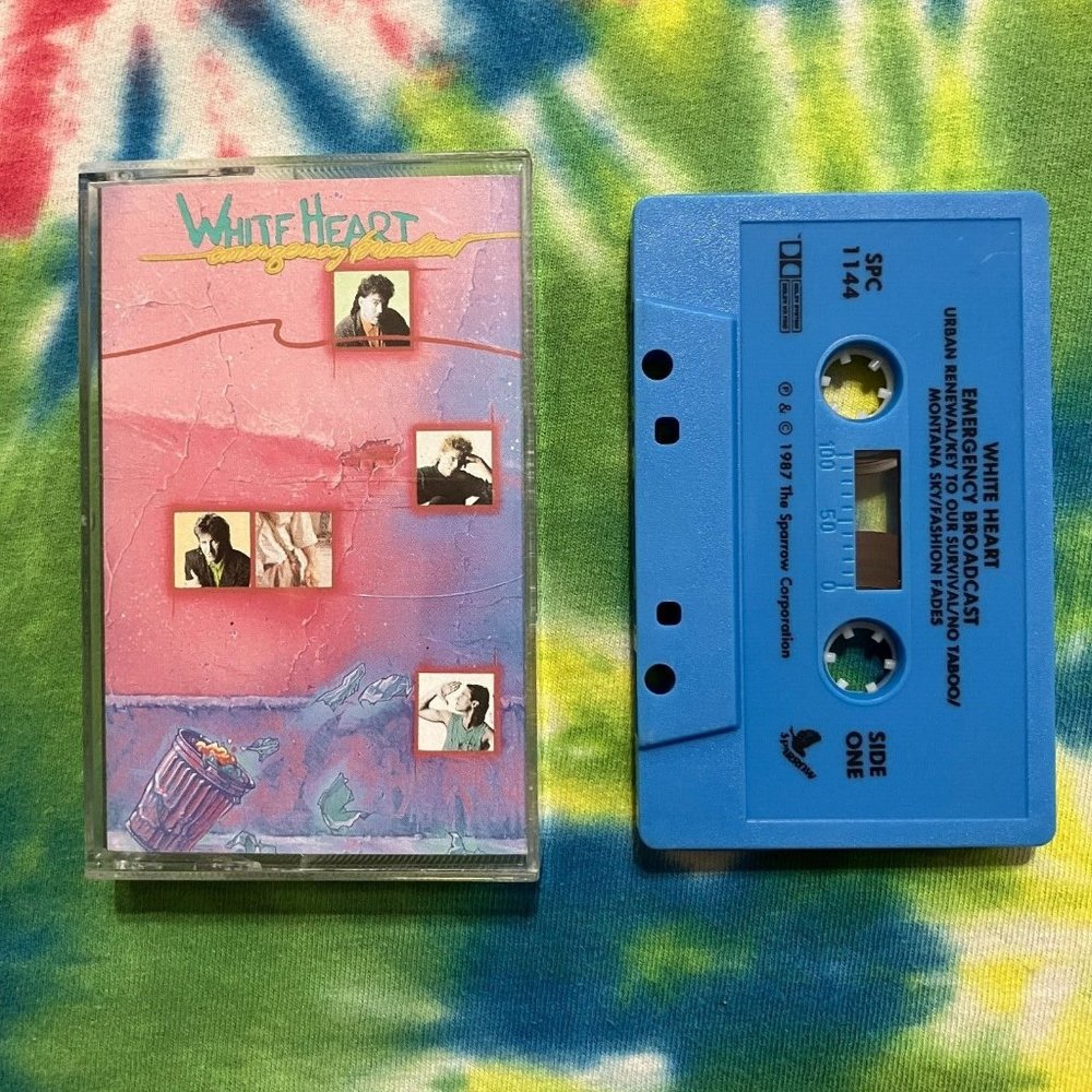 White Heart Emergency Broadcast Christian Cassette